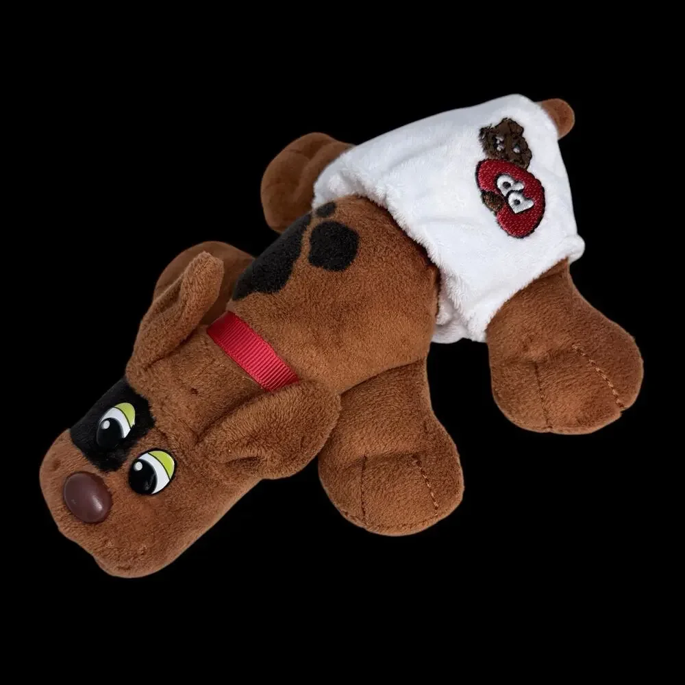 Pound Puppies Brown Puppy Dog Plush 8 in 2019 Basic Fun Hasbro PP Diaper Newborn